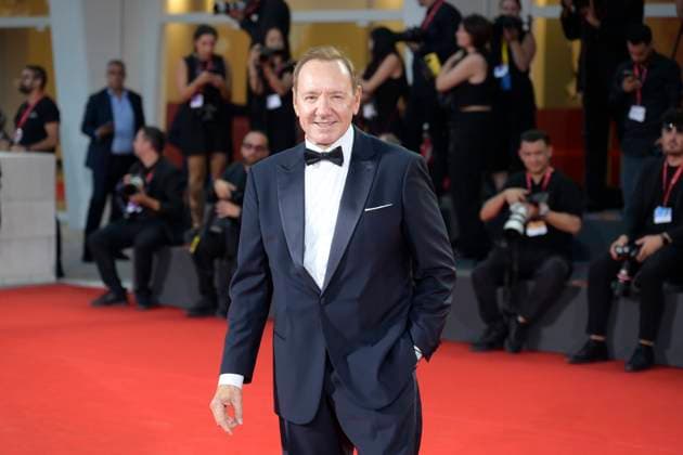 Filming Italy Venice Award red carpet in Venice Lido - 31 Aug 2025 Kevin Spacey attends the red carpet of Filming Italy Venice Award at 82nd Venice Film Festival at Palazzo del Cinema. Venice Lido Italy Copyright: xMarioxCartellix xSOPAxImagesx _DSC4759