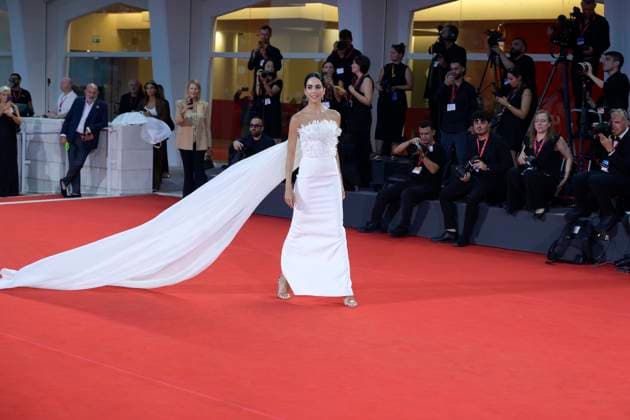 Filming Italy Venice Award red carpet in Venice Lido - 31 Aug 2025 Rocio Munoz Morales attends the red carpet of Filming Italy Venice Award at 82nd Venice Film Festival at Palazzo del Cinema. Venice Lido Italy Copyright: xMarioxCartellix xSOPAxImagesx _DSC4799