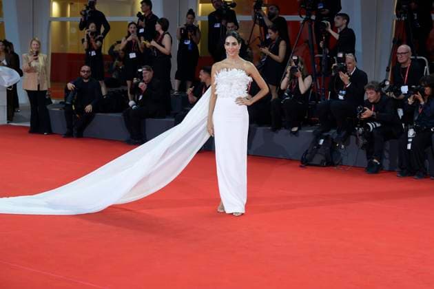 Filming Italy Venice Award red carpet in Venice Lido - 31 Aug 2025 Rocio Munoz Morales attends the red carpet of Filming Italy Venice Award at 82nd Venice Film Festival at Palazzo del Cinema. Venice Lido Italy Copyright: xMarioxCartellix xSOPAxImagesx _DSC4801
