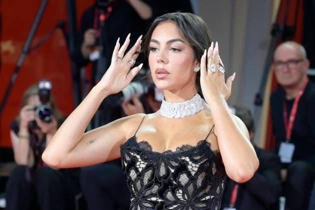Filming Italy Venice Award red carpet in Venice Lido - 31 Aug 2025 Georgina Rodriguez attends the red carpet of Filming Italy Venice Award at 82nd Venice Film Festival at Palazzo del Cinema. Venice Lido Italy Copyright: xMarioxCartellix xSOPAxImagesx _DSC4882