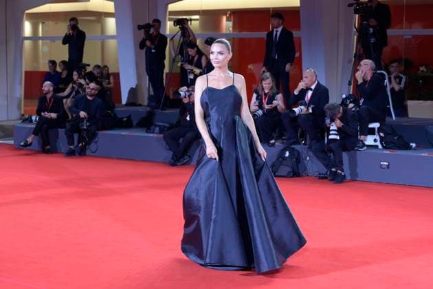 Filming Italy Venice Award red carpet in Venice Lido - 31 Aug 2025 Kim Feenstra attends the red carpet of Filming Italy Venice Award at 82nd Venice Film Festival at Palazzo del Cinema. Venice Lido Italy Copyright: xMarioxCartellix xSOPAxImagesx _DSC5017