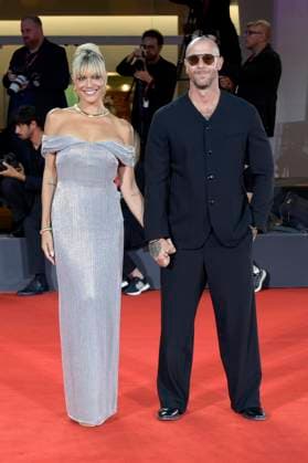 MIcaela Ramazzotti and Claudio Pallitto at the Filming Italy Venice Award ceremony at the Biennale di Venezia 2025 82 Venice International Film Festival at the Palazzo del Cinema Venice, 31 08 2025 Foto:xA.xM.xTinghinox xFuturexImagex filming_5834