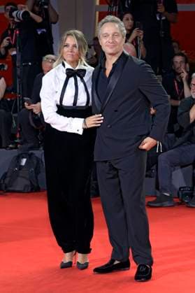 Francesca Barra with husband Claudio Santamaria at the Filming Italy Venice Award ceremony at the Biennale di Venezia 2025 82 Venice International Film Festival at the Palazzo del Cinema Venice, 31 08 2025 Foto:xA.xM.xTinghinox xFuturexImagex filming_5845