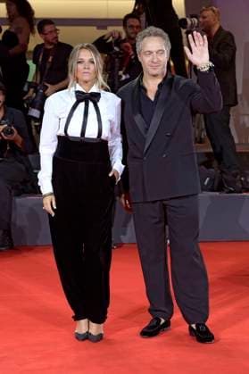 Francesca Barra with husband Claudio Santamaria at the Filming Italy Venice Award ceremony at the Biennale di Venezia 2025 82 Venice International Film Festival at the Palazzo del Cinema Venice, 31 08 2025 Foto:xA.xM.xTinghinox xFuturexImagex filming_5848