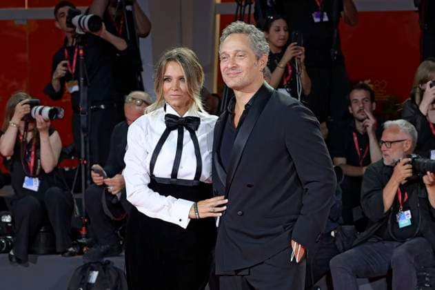 Francesca Barra with husband Claudio Santamaria at the Filming Italy Venice Award ceremony at the Biennale di Venezia 2025 82 Venice International Film Festival at the Palazzo del Cinema Venice, 31 08 2025 Foto:xA.xM.xTinghinox xFuturexImagex filming_5855