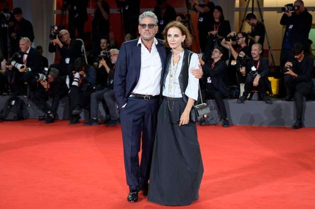 Sergio Castellitto with wife Margareth Mazzantini at the Filming Italy Venice Award ceremony at the Biennale di Venezia 2025 82 Venice International Film Festival at the Palazzo del Cinema Venice, 31 08 2025 Foto:xA.xM.xTinghinox xFuturexImagex filming_5861