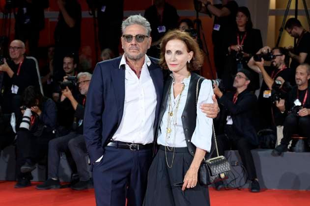 Sergio Castellitto with wife Margareth Mazzantini at the Filming Italy Venice Award ceremony at the Biennale di Venezia 2025 82 Venice International Film Festival at the Palazzo del Cinema Venice, 31 08 2025 Foto:xA.xM.xTinghinox xFuturexImagex filming_5862