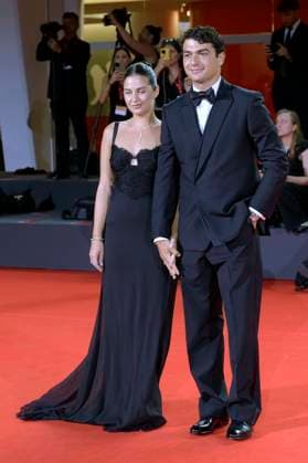 GIacomo Giorgio with partner Maddalena Botta at the Filming Italy Venice Award ceremony at the Biennale di Venezia 2025 82 Venice International Film Festival at the Palazzo del Cinema Venice, 31 08 2025 Foto:xA.xM.xTinghinox xFuturexImagex filming_5895