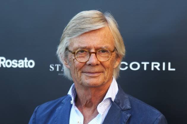 Bille August beim Filmfestival Venedig, Italien. Mostra del Cinema, Venezia 2025. Interview at the Excelsior Hotel during the 82nd Venice International Film Festival in Italy on August 31 *** Bille August at the Venice Film Festival, Italy Mostra del Cinema, Venezia 2025 Interview at the Excelsior Hotel during the 82nd Venice International Film Festival in Italy on August 31