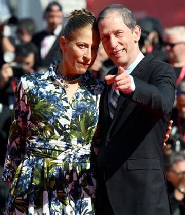 September 1, 2025, Venice, ITALY: US actor Tim Blake Nelson (R) and Lisa Benavides arrive for the premiere of The Testament of Ann Lee during the 82nd Venice Film Festival in Venice, Italy, 01 September 2025. The movie is presented in official competition Venezia 82 at the festival running from 27 August to 06 September 2025. ANSA ETTORE FERRARI. Venice ITALY  - ZUMAa110 20250901_zaf_a110_021 Copyright: xEttorexFerrarix