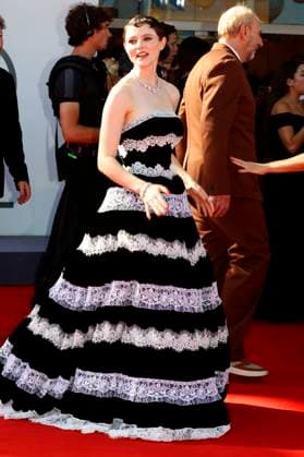 Thomasin McKenzie at the premiere of the feature film The Testament of Ann Lee at the Biennale di Venezia 2025 82 Venice International Film Festival at the Palazzo del Cinema Venice, 01 09 2025 Foto:xD.xBedrosianx xFuturexImagex ann_5807