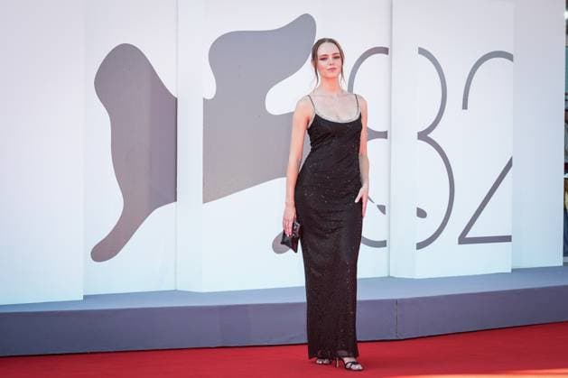 The Testament of Ann Lee red carpet during the 82nd Venice International Film Festival in Venice, Italy on 01 September 2025. Natalie Shinnick attends attends the The Testament of Ann Lee red carpet during the 82nd Venice International Film Festival in Venice, Italy on 01 September 2025., Credit:Stefano Costantino TTL Avalon Italy, Venice  Copyright: xStefanoxCostantinoxTTLx xAvalonx 1033271013