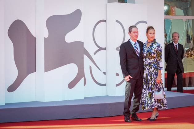 The Testament of Ann Lee red carpet during the 82nd Venice International Film Festival in Venice, Italy on 01 September 2025. Tim Blake Nelson and Lisa Benavides attend attends the The Testament of Ann Lee red carpet during the 82nd Venice International Film Festival in Venice, Italy on 01 September 2025., Credit:Stefano Costantino TTL Avalon Italy, Venice  Copyright: xStefanoxCostantinoxTTLx xAvalonx 1033270476