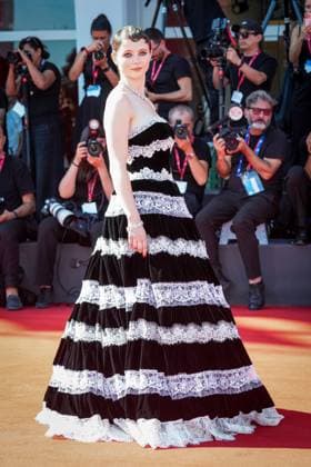 The Testament of Ann Lee red carpet during the 82nd Venice International Film Festival in Venice, Italy on 01 September 2025. Thomasin McKenzie attends attends the The Testament of Ann Lee red carpet during the 82nd Venice International Film Festival in Venice, Italy on 01 September 2025., Credit:Stefano Costantino TTL Avalon Italy, Venice  Copyright: xStefanoxCostantinoxTTLx xAvalonx 1033270550