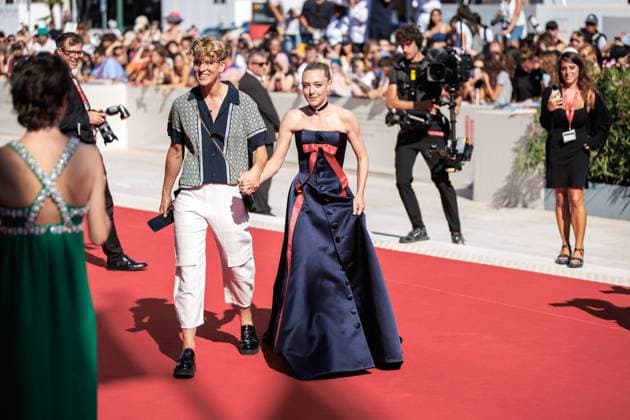 September 1, 2025, Venice, Italy: American actress Amanda Seyfried attends the red carpet of the film The Testament of Ann Lee at the 82nd Venice Film. Venice Italy - ZUMAs197 20250901_aaa_s197_096 Copyright: xMarcoxBaradax