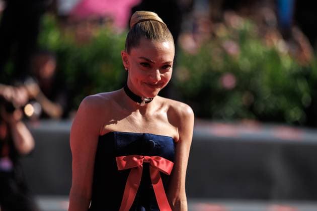 September 1, 2025, Venice, Italy: American actress Amanda Seyfried attends the red carpet of the film The Testament of Ann Lee at the 82nd Venice Film. Venice Italy - ZUMAs197 20250901_aaa_s197_122 Copyright: xMarcoxBaradax