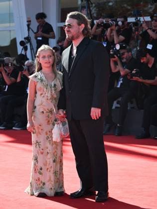 Venice, Italy: Venice, 82nd Venice International Film Festival 2025 - Evening 6 - Red Carpet of the film The Testament of Ann Lee . Pictured are Adelaide James Fastvold Corbet and Brady Corbet. Venice Italy  - ZUMAp169 20250901_zea_p169_1010 Copyright: xSimonexComix
