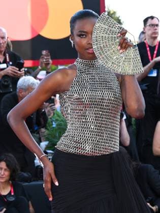 Venice, 82nd Venice International Film Festival 2025 - Evening 6, red carpet for the film The Smashing Machine. Pictured: Maria Borges  Copyright: xAlbertoxTerenghix xipa-agency.netx xPoolxPhotoxEventsx06x IPA_Agency_IPA63881149