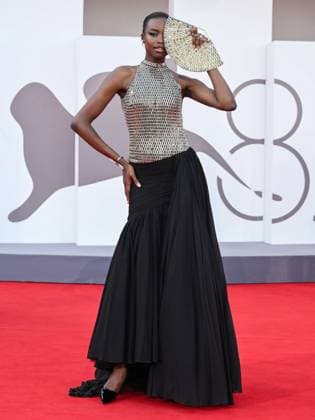 Venice, 82nd Venice International Film Festival 2025 - evening 6, red carpet for the film The Smashing Machine In the photo: Maria Borges  Copyright: xSimonexComix xipa-agency.netx xPoolxPhotoxEventsx06x IPA_Agency_IPA63881164
