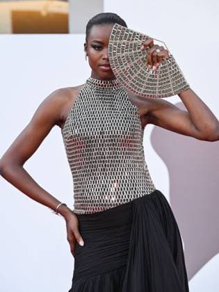 Venice, 82nd Venice International Film Festival 2025 - evening 6, red carpet for the film The Smashing Machine In the photo: Maria Borges  Copyright: xSimonexComix xipa-agency.netx xPoolxPhotoxEventsx06x IPA_Agency_IPA63881174
