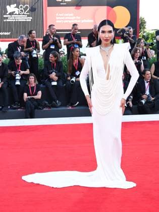 Venice, Italy: Venice, 82nd Venice International Film Festival 2025 - Evening 6, red carpet for the film The Smashing Machine . Pictured: Zarina Yeva Venice Italy  - ZUMAp169 20250901_zea_p169_1036 Copyright: xAlbertoxTerenghix