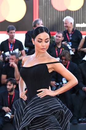 Venice, Italy: Venice, 82nd Venice International Film Festival 2025 - Evening 6, red carpet for the film The Smashing Machine. Pictured: Diletta Amenta Venice Italy  - ZUMAp169 20250901_zea_p169_1074 Copyright: xAlbertoxTerenghix