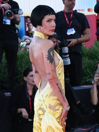 Venice, 82nd Venice International Film Festival 2025 - evening 6, red carpet for the film The Smashing Machine . Pictured is Halsey.  Copyright: xAlbertoxTerenghix xipa-agency.netx xPoolxPhotoxEventsx06x IPA_Agency_IPA63881580