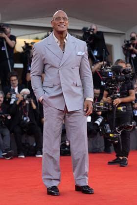82. Internationalen Filmfestspiele von Venedig Venedig, Italien - 1. September 2025: Dwayne Johnson aka The Rock während des Roten Teppichs von - The Smashing Machine - während der 82. Internationalen Filmfestspiele von Venedig. Italien