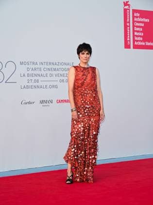 Venice, 82nd Venice International Film Festival 2025 - evening 6, red carpet of the film (Im)perfetta. In the photo: Valeria Solarino  Copyright: xManuelexMangiarottix xipa-agency.netx xPoolxPhotoxEventsx06x IPA_Agency_IPA63882502