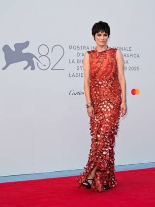 Venice, ITALY: Venice, 82nd Venice International Film Festival 2025 - evening 6, red carpet of the film (Im)perfetta. In the photo: Valeria Solarino Venice ITALY  - ZUMAp169 20250901_zea_p169_1232 Copyright: xManuelexMangiarottix