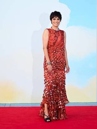 Venice, ITALY: Venice, 82nd Venice International Film Festival 2025 - evening 6, red carpet of the film (Im)perfetta. In the photo: Valeria Solarino Venice ITALY  - ZUMAp169 20250901_zea_p169_1234 Copyright: xManuelexMangiarottix