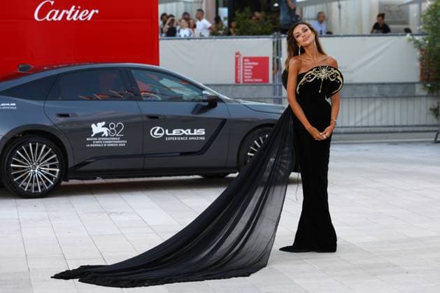 September 1, 2025, Venice, Veneto, Italy: MADALINA DIANA GHENEA on the red carpet for The Smashing Machine Premiere screening at the 82nd Venice Film Festival at the Venice Lido, Italy. Venice Italy - ZUMAc179 20250901_zep_c179_210 Copyright: xMickaelxChavetx