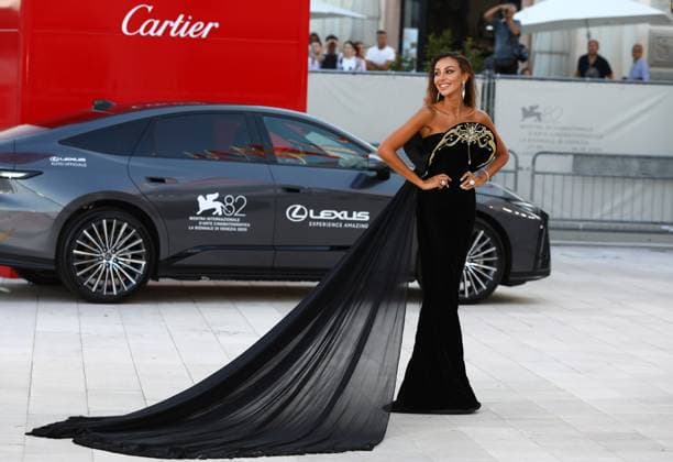 September 1, 2025, Venice, Veneto, Italy: MADALINA DIANA GHENEA on the red carpet for The Smashing Machine Premiere screening at the 82nd Venice Film Festival at the Venice Lido, Italy. Venice Italy - ZUMAc179 20250901_zep_c179_211 Copyright: xMickaelxChavetx