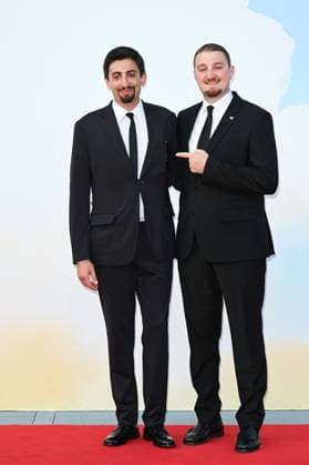 Venice, ITALY: Venice, 82nd Venice International Film Festival 2025 - evening 6, red carpet of the film (Im)perfetta. In the photo: NicolÃ² Bressan Degli Antoni Venice ITALY  - ZUMAp169 20250901_zea_p169_1290 Copyright: xManuelexMangiarottix
