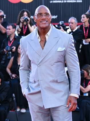 Venice, Italy: Venice, 82nd Venice International Film Festival 2025 - Evening 6, red carpet for the film The Smashing Machine. Pictured is Dwayne Johnson. Venice Italy  - ZUMAp169 20250901_zea_p169_1315 Copyright: xAlbertoxTerenghix
