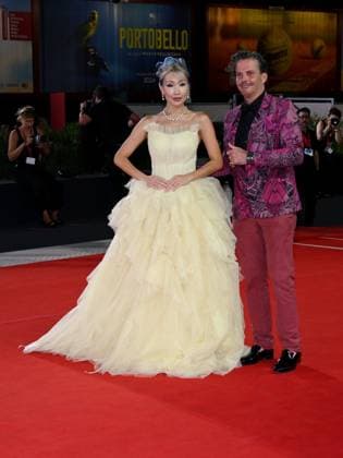 Venice, 82nd Venice International Film Festival 2025 - evening 6 - red carpet of the film Portobello Pictured: Aliia Roza  Copyright: xAlbertoxTerenghi PoolxPhotoxEventsx06x xipa-agency.netx xPoolxPhotoxEventsx06x IPA_Agency_IPA63885913