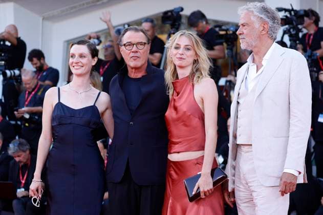 Julia Windischbauer, Sebastian Koch and guests at the premiere of the feature film The Smashing Machine at the Biennale di Venezia 2025 82 Venice International Film Festival at the Palazzo del Cinema Venice, 01 09 2025 Foto:xD.xBedrosianx xFuturexImagex machine_5808