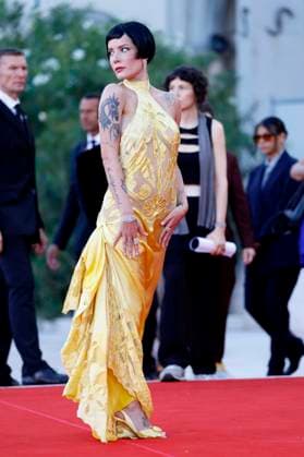 Halsey at the premiere of the feature film The Smashing Machine at the Biennale di Venezia 2025 82 Venice International Film Festival at the Palazzo del Cinema Venice, 01 09 2025 Foto:xD.xBedrosianx xFuturexImagex machine_5851