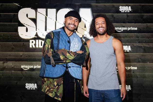 AMSTERDAM Joenoes Polnaija and Kiefer Zwart before the premiere of SUGA: Ride or Die. The Dutch crime series airs on Amazon Prime Video. ANP RAMON VAN FLYMEN netherlands out - belgium out  Copyright: xx x534731768x originalFilename: 534731768.jpg