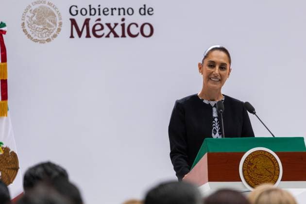 September 1, 2025, Mexico City, Mexico: Claudia Sheinbaum Pardo, President of Mexico, presented her First Government Report at the National Palace. The event was attended by prominent officials and guests. Mexico City Mexico - ZUMAl178 20250901_znp_l178_007 Copyright: xCristianxLeyvax