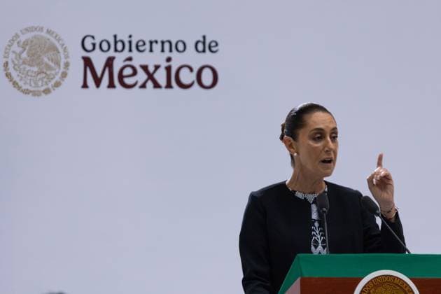 September 1, 2025, Mexico City, Mexico: Claudia Sheinbaum Pardo, President of Mexico, presented her First Government Report at the National Palace. The event was attended by prominent officials and guests. Mexico City Mexico - ZUMAl178 20250901_znp_l178_010 Copyright: xCristianxLeyvax