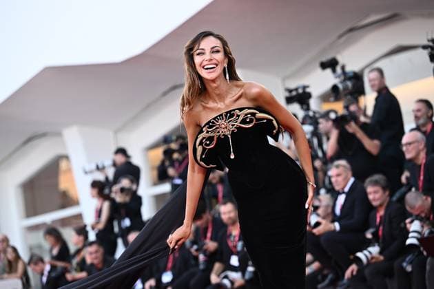 82nd Film Festival, red carpet of the film The Smashing Machine Venice Biennale, 82nd Venice International Film Festival. Red carpet for the film The Smashing Machine. In the Photo Madalina Diana Ghenea . Venice, Italy 01 September 2025, Credit:Maria Laura Antonelli Avalon Italy, Venice  Copyright: xMariaxLauraxAntonellix xAvalonx 1033330191