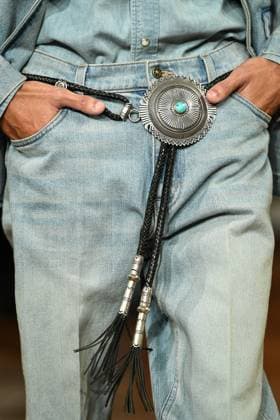 PFW - Austin Post Runway in Paris FA A model walks the runway for the Austin Post collection by American singer Post Malone as part of Paris Fashion Week in Paris, on September 1, 2025. Photo by Firas Abdullah ABACAPRESS.COM Paris Ile-de-France France  Copyright: xAbdullahxFiras ABACAx
