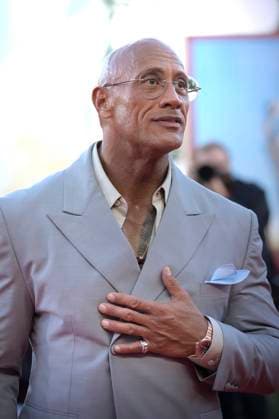 Dwayne Johnson attends The Smashing Machine photocall during the 82nd Venice International Film Festival on Monday, September 1, 2025 in Venice, Italy.  VFP20250901853 RoccoxSpaziani