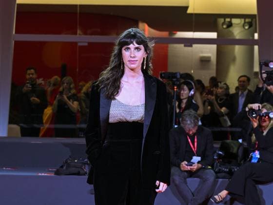 Venice, 82nd Venice International Film Festival 2025 - Evening 6, red carpet for the film Portobello In the photo: Aurora Calabresi  Copyright: xManuelexMangiarottix xipa-agency.netx xPoolxPhotoxEventsx06x IPA_Agency_IPA63888528