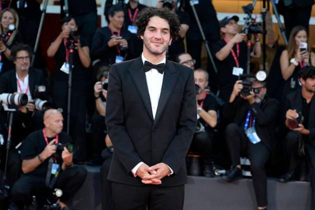 Benny Safdie at the premiere of the feature film The Smashing Machine at the Biennale di Venezia 2025 82 Venice International Film Festival at the Palazzo del Cinema Venice, 01 09 2025 Foto:xA.xM.xTinghinox xFuturexImagex machine_5711