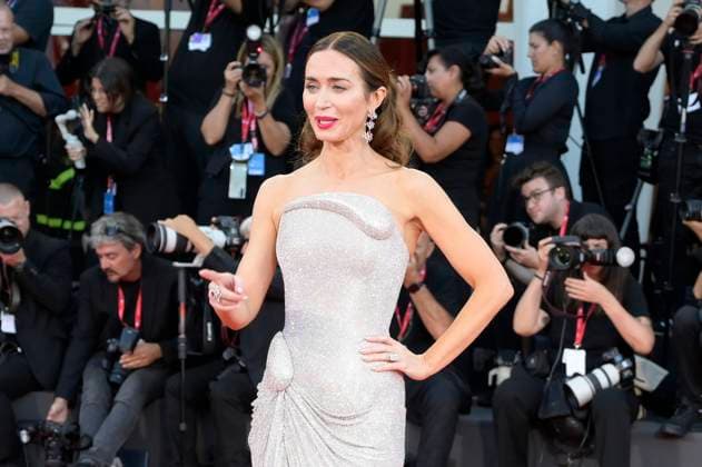Emily Blunt at the premiere of the feature film The Smashing Machine at the Biennale di Venezia 2025 82 Venice International Film Festival at the Palazzo del Cinema Venice, 01 09 2025 Foto:xA.xM.xTinghinox xFuturexImagex machine_5724