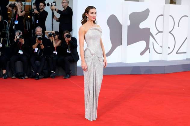 Emily Blunt at the premiere of the feature film The Smashing Machine at the Biennale di Venezia 2025 82 Venice International Film Festival at the Palazzo del Cinema Venice, 01 09 2025 Foto:xA.xM.xTinghinox xFuturexImagex machine_5727
