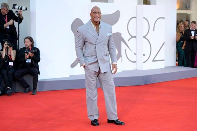 Dwayne Johnson at the premiere of the feature film The Smashing Machine at the Biennale di Venezia 2025 82 Venice International Film Festival at the Palazzo del Cinema Venice, 01 09 2025 Foto:xA.xM.xTinghinox xFuturexImagex machine_5743