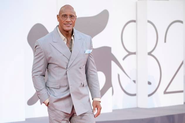Dwayne Johnson at the premiere of the feature film The Smashing Machine at the Biennale di Venezia 2025 82 Venice International Film Festival at the Palazzo del Cinema Venice, 01 09 2025 Foto:xA.xM.xTinghinox xFuturexImagex machine_5746
